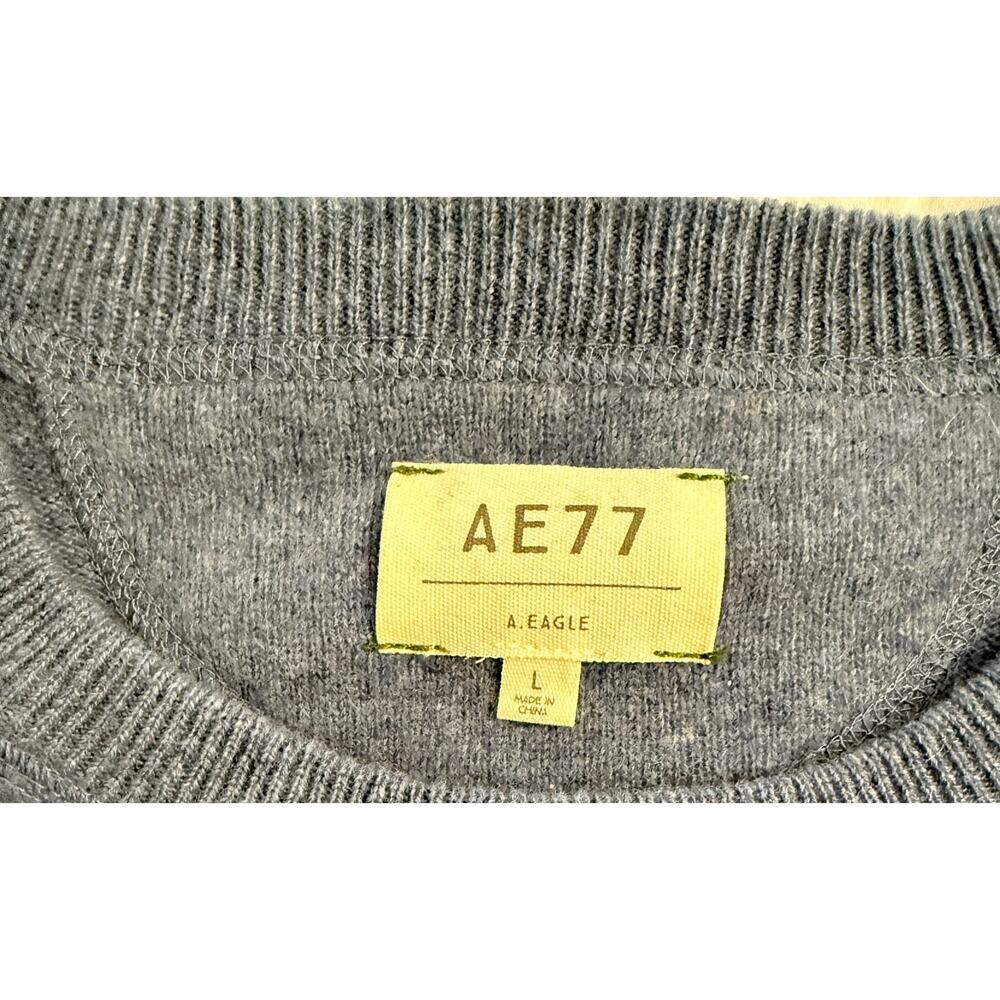 AE77 Sweater Women's Large Elevated Basic Cashmere Crewneck Soft Luxury New - Picture 3 of 8